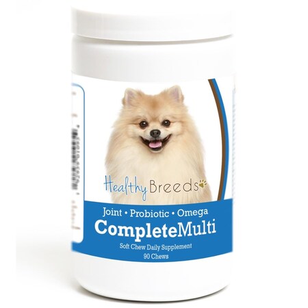 Healthy Breeds Pomeranian all in one Multivitamin Soft Chew, 90PK 192959010954